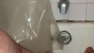 Giving myself a golden shower