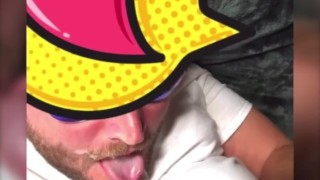 Self Cum in My Mouth After Selfsuck Sesh
