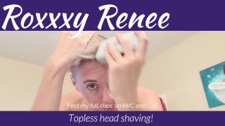 Topless Head Shaving