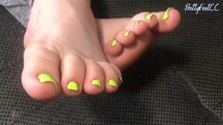 Hope You Enjoy! (NEON GREEN TOES)