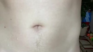 Gay’s hot body in foamy cream (sperm)
