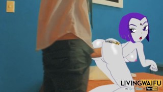 21YEARS 2D Real World Living Waifu RAVEN HENTAI #8 Cosplay Big ANIME Ass Booty CARTOON sex animation
