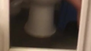 Stroking my nice size cock