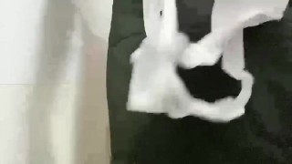 【ゲイパンツ生着替え】もしかしたら見えてるのかも！？ｗどのパンツが好きですか!(^^)!