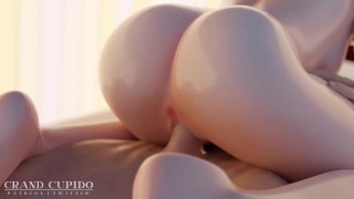 Dva enjoying big cock her in her pussy Sooo good [Grand Cupido]( Overwatch )