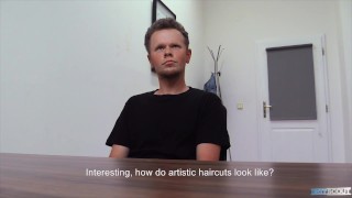 Dirty Scout 248 - Shy Twink Can't Pay The Mediation Fee So He Works It Off By Riding The Interviewer