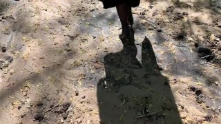 dirty my expensive shoes for walks