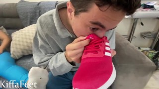 PREV Roommate gym sweaty feet worship and smell EP 1 FOOT WORSHIP FOOT DOMINATION SNEAKERS SOCKS