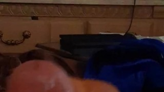 Hot guy jacking off with lotion