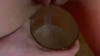 I filled a whole pint glass with my piss ! I don’t normally post pee stuff ! Dunno if I should again
