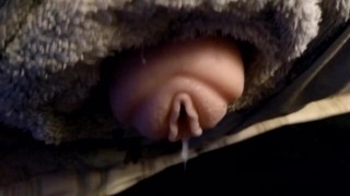 Cream pie my fleshlight (cum drip at end) 