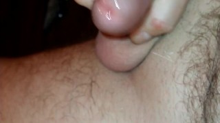 Using my cum as lube