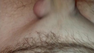 Using my cum as lube