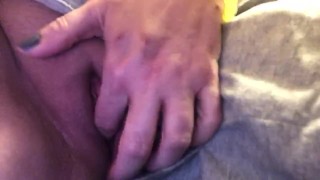 Playing with my dripping wet pussy