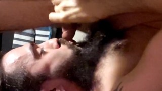 Hairy College Stud Sucks His Own Dick - Teaser