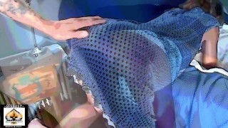 Round Ass Mom Cums Hard Juicy Creampie Doggystyle