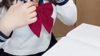 【japanese Culture】The most HENTAI big boobs schoolgirl in Japan