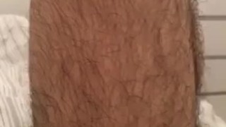 Hairy mans legs