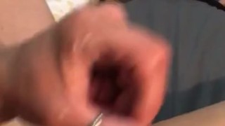 Beautiful hard cock getting stroked until cums