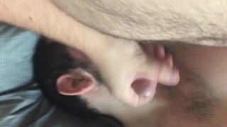 RISKY AF Suck and Fuck in the Stairwell on Bear's 26th Birthday! (June 2018)