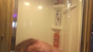 Goddessloves a good shower enema and doupche, watch water spray off my hard nipples and DD tits! BJ 