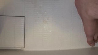 【大量射精】どれだけ早く精子を出せるか挑戦したら、大量射精！