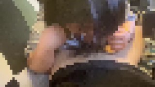 【個人撮影】スマホでセフレのフェラを撮ってみた。
