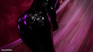 Latex Rubber Catsuit compilation video by MILF fetish