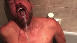 Piss Pig Gets Drenched 