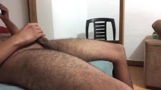 Latina With A Nice Cock Masturbates