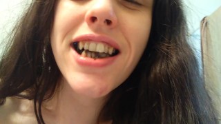 Nasty Full Horror Fetish Black Oil Looking COFFEE SPIT PLAY FETISH VIDEO @ ManyVids PinkMoonLust 