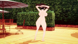 Resident Evil 8 Nude Lady Dimitrescu Public Erotic Dance