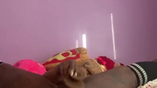 Cocoa katana, creaming on the dick while sucking the tip