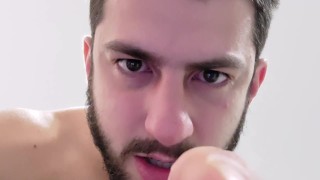 HAIRY HUNG HUNK LAUGHS AT YOUR LITTLE DICK - SMALL PENIS HUMILIATION SPH