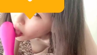 こっそり 擬似フェラ しておまんこぬめぬめ