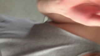 Quick Risky Suck Outside Our Apartment Door