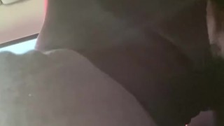 Cocksucker practicing on dildo