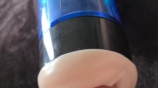 Using my new fuck toy.