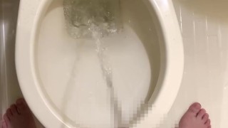 オナニー後の放尿