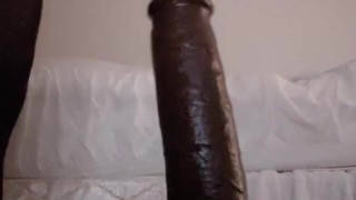 CD with huge didlo in ass