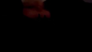 goth boy strokes hard uncut cock