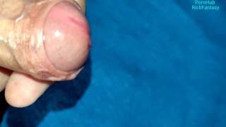 More pre cum! Uncut dick