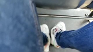 Take off Shoes in bus