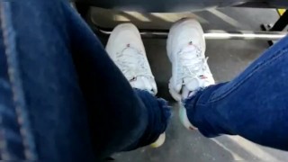 Take off Shoes in bus