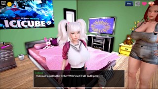 1 - Mythic Manor - A horny roomate masturbating in the pool (dubbing)
