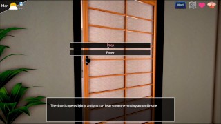 6 - Mythic Manor - Sexy milf Esther pee in the toilet and her massive tits.