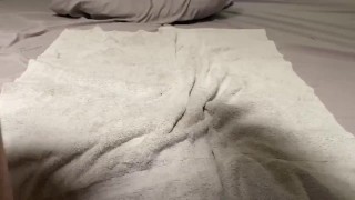 Fun with giant dildo