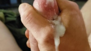 Quick solo cumshot 