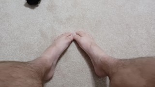 Male Feet Taking Off Socks - Testing System (More to Come Soon)