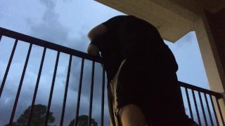 Fuck and Suck on the Back Porch During Stormy Weather